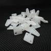 12Sets Nylon Control Horns 4 Holes Positions L11W11H20mm for RC Airplane KT Model Plane Parts Accessories with M2x14mm Screw view 4