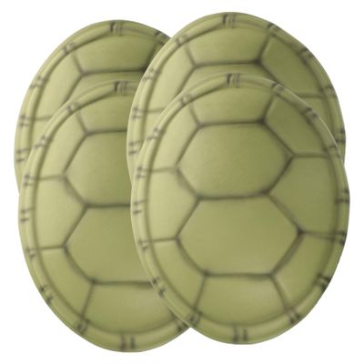 Toyvian Halloween Turtle Shell Costumes, Turtle Shell EVA Costume s Toys Halloween Cosplay Props Backpack for Kids Party 4Pcs