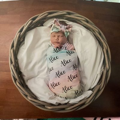 Personalized Blanket for Baby Girls, Kids and Adults with Name, Custom Monthly Blanket for Baby Blanket, Custom Pastel Color Fleece Blanket. Personalized Blankets & Throws, Gift for Mom, Dad