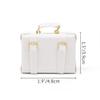 Odoria 1/12 Miniature Briefcase Dollhouse Decoration Accessories, White view 4