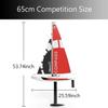 Ssccgym 53 Inch Remote Control Boat RC Pre-Assemble Sail Accessories Kits 2.4G Electric Sailboat Watercraft for Adults Boys (S) view 2
