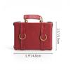 Odoria 1/12 Miniature Briefcase Dollhouse Decoration Accessories, Red view 4