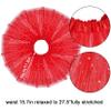 Jmkcoz Halloween Devil Costume Tutu Set for Devil Horn Headband Red Devil Tail Bowtie Tutu Skirt Demon Hair Hoop Accessories for Carnival Cosplay Party Prop view 4