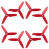 DJI FPV Drone 5328 Propellers 3-Blades Props Low Noise Quick-Release Upgrade Replacement Accessories (8pcs - 4CW 4CCW, Red) view 1