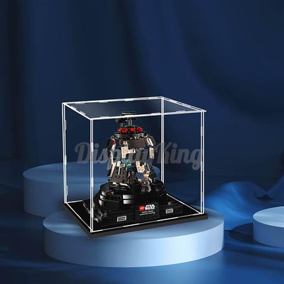 Acrylic Display case Compatible with Darth Vader Meditation Chamber 75296 (Model Set is not Included) (No Background)