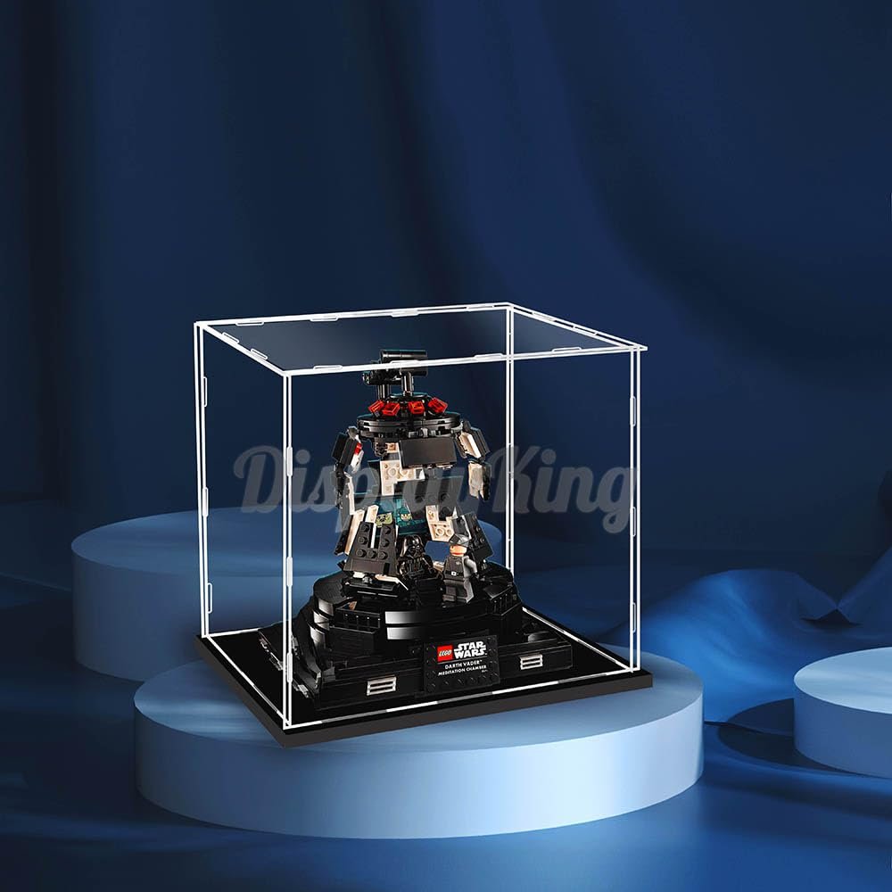 Acrylic Display case Compatible with Darth Vader Meditation Chamber 75296 (Model Set is not Included) (No Background)