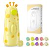 Baby Nail Trimmer Electric Baby Nail File with Light 10 Grinding Heads Safe Quiet Baby Nail Grooming Care Kit for Newborn Infant Toddler Toes Fingernails - Orange view 1