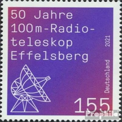 FRD (FR.Germany) 3599 (Complete.Issue.) unmounted Mint/Never hinged ** MNH 2021 Radio Telescope Effelsberg (Stamps for Collectors)