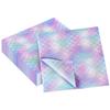 40 Pack Mermaid Party Decorations Mermaid Napkins, 13 x 13 Inches Mermaid Party Napkins for Birthday Party Supplies Mermaid Theme Party Table Decorations (Blue Mermaid) view 1