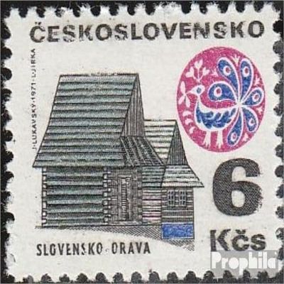 Czechoslovakia 1990y flouresierendes Paper unmounted Mint/Never hinged ** MNH 1971 Structures (Stamps for Collectors)