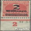 German Empire 312IX, D of German Damaged (Field 92) unmounted Mint/Never hinged ** MNH 1923 Hyperinflation/Supplementary-Values (Stamps for Collectors) view 1