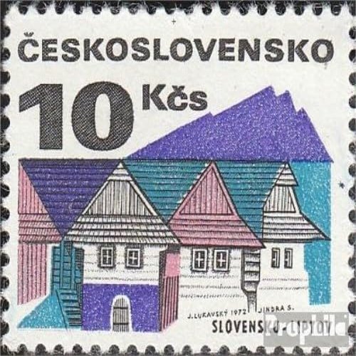Czechoslovakia 2082y flouresierendes Paper unmounted Mint/Never hinged ** MNH 1987 Structures (Stamps for Collectors)