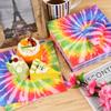 40 Pack Tie Dye Party Decorations Tie Dye Napkins, 13 x 13 Inches Hippie Groovy Party Napkins for Birthday Party Supplies Tie Dye Paper Napkins Party Table Decorations (Tie Dye) view 3