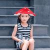 NUOBESTY Red Mushroom Hat White Spotted Plush Mushroom Cap for Party Halloween Cosplay Photo Prop view 3