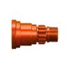Traxxas STUB AXLE Aluminum Orange Anodized 7768T view 2