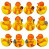 Cool Rubber Ducks (2") Standard Size. (12 Pack) Cute Duck Bath Tub Pool Toys. (Construction Rubber Ducks) view 1