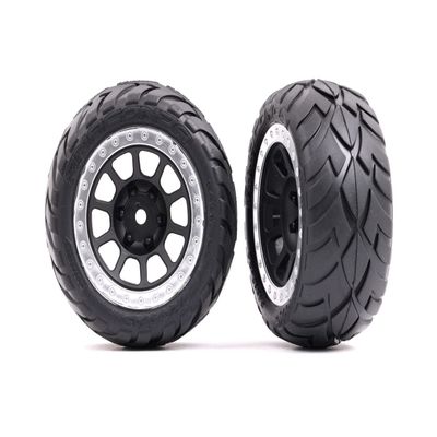 Traxxas Tire and Wheels Satin Chrome 2.2 Inch Alias Tire 2478G