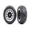 Traxxas Tire and Wheels Satin Chrome 2.2 Inch Alias Tire 2478G view 1