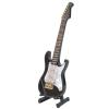 Miniature Wooden Mini Guitar Model Display, Musical Instrument Miniature Dollhouse Model Home Decoration, 5.5In Electric Guitar DcorDollhouse Accessories (Black) view 1