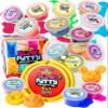 Original Stationery Putty Variety Pack - Assorted Colors, 6 Premade Putty Styles & 8 Fun Compounds - DIY Slime Kit - Cloud, Glow & Butter Ice Cream Slime - Sensory Toys & Gifts for Boys view 1