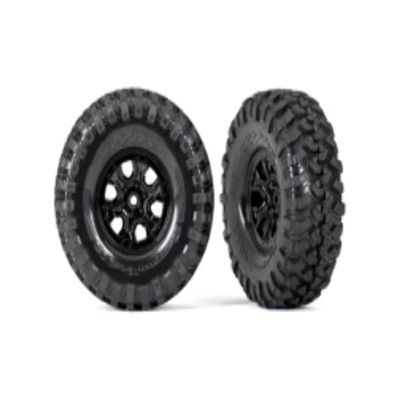 Traxxas Tires and Wheels, Assembled, glued (TRX-4 2021 Bronco 1.9' Wheels, Canyon Trail 4.6x1.9' Tires) (2) 9272