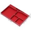 Dilwe RC Aluminium Alloy Magnetic Screw Tray with Pad for RC Model Toy Repair, Electronic Repair Kit Tool Organizer view 2