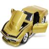 Jada Toys Big Time Muscle 1:24 1969 Chevy Corvette Stingray ZL-1 Die-cast Car Gold, Toys for Kids and Adults view 2