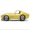 Jada Toys Big Time Muscle 1:24 1969 Chevy Corvette Stingray ZL-1 Die-cast Car Gold, Toys for Kids and Adults view 3