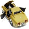 Jada Toys Big Time Muscle 1:24 1969 Chevy Corvette Stingray ZL-1 Die-cast Car Gold, Toys for Kids and Adults view 4