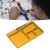 Dilwe RC Magnetic Tray, High Strength Aluminium Alloy Magnetic Screw Tray with Magnetic Pad for RC Model Toy Repair, Screw Tray Nut Gasket Storage Tool for RC Car Boat Airplane (Golden) view 4