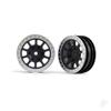 Traxxas Wheels 2.2 Inch Satin Chrome Beadlock Front 2481 view 1