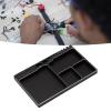 Dilwe RC Magnetic Tray, High Strength Aluminium Alloy Magnetic Screw Tray with Magnetic Pad for RC Model Toy Repair, Universal Metal RC Screw Tray Magnet Screws Holder Plate RC Fixing Tools(Black) view 4