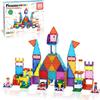 PicassoTiles 16pc + 353pc Magnetic Tile & Brick Combo Set, Action Figures, STEM Learning Toys, Age 3+, 353 Pieces view 1