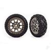 Traxxas Tire and Wheels Black Chrome 2.2 Inch Anaconda Tire 2479T view 1