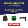 Brookhaven Collector Bundle - Three Exclusive Virtual Item Codes with Chief Rotten Plush, Sparkplug Squooshems, and Zombie Hanger view 2