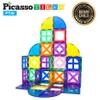 PicassoTiles 36pc Magnet Tiles + Magnetic Brick and Tile Combo Set, Quarter Round Window Set Magnet Engineering Kit, 353pc Magnetic Brick Tile and Magnetic Tile, Action Figures, Kids STEM Learning Toy view 3