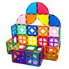 PicassoTiles 36pc Magnet Tiles + Magnetic Brick and Tile Combo Set, Quarter Round Window Set Magnet Engineering Kit, 353pc Magnetic Brick Tile and Magnetic Tile, Action Figures, Kids STEM Learning Toy view 4