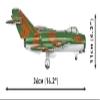 Cobi toys 588 Pcs Cold War /5825/ Mig-17F (LIM-5) East Germany Air Force view 4