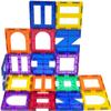 PicassoTiles Magnet Tiles 42pc + 100pc Tile + 4 Family Action Figure, Magnetic Engineering STEM Learning, Clear Magnetic 3D Building Blocks Playboards, Expansion Pack Add-on STEM Pretend Playset view 3