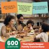 Prompta 600 Conversation Cards for Families  Fun Family Game for Kids and Adults During Game Night, Family Dinner, or Road Trips  Five Get to Know You Question Categories on 2.5" x 1.75" Cards view 2