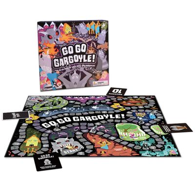 Archie McPhee Gargoyle Board Game - Go Go Gargoyle! The Game of Luck Skill and Gargoyles