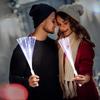 12 Pack White Glow Sticks Light Up Fiber Optic Stick Glow Wands Bulk with 3 Flashing Models for Christmas Halloween Birthday Wedding Bachelorette Concerts Clubs view 3