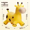 PlayZap Giraffe Bouncy Horse Hopper, Bouncy Animals Hopper for Toddlers, Inflatable Jumping Ride on Bouncer, Kids Hopping Toys for 18M 2 3 Years Old Kids Boys Girls Gifts view 3
