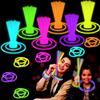 Glow Sticks Party Pack 8"-50, Light up Bracelets & Necklaces Accessories for Kids, Neon Glow in the Dark Valentines Day Party Favor Supplies Decoration for Birthday Camping Wedding Dance Parade view 1