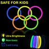 Glow Sticks Party Pack 8"-50, Light up Bracelets & Necklaces Accessories for Kids, Neon Glow in the Dark Valentines Day Party Favor Supplies Decoration for Birthday Camping Wedding Dance Parade view 3