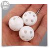 STOBOK Kids Toys Built-in Sound Microphone Rattle Insert Noise Maker Accessory for DIY Plush Dolls Baby Rattles Sound Parts 0.94In view 4