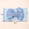Toddler Infant Kids Boys Girls Stretch Stripe Bowknot Prints Hat Caps Hairband Headwear Baby Headbands (Pink, One Size) view 2