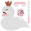 Lewtemi Swan Tea Pot Piata for Birthday Party Colorful Piata with Stick, Blindfold, Confetti for Adults Birthday Baby Shower Party Supplies view 1