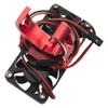 Vgoohobby 4985 1717 Brushless Motor Heat Sink Dual Cooling Fan Motor Heatsink Compatible with 1/5 Traxxas X-Maxx Arrma RC Car (Red) view 4
