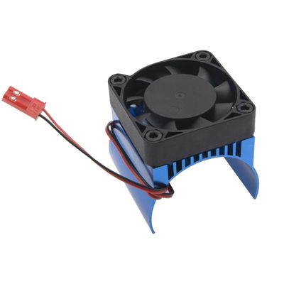 Vgoohobby 42mm Motor Cooling Fan Heatsink 4074 4274 1515 Motor Universal Heat Sink Compatible with Traxxas 1/10 E-Maxx E-Revo Summit Arrma 1/8 Kraton Talion Typhon RC Car (Blue)